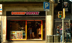 Dunkin Coffee en Las Ramblas